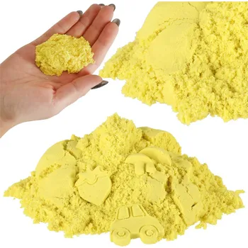 kinetický písek Kinetický písek 1 kg v sáčku žlutý