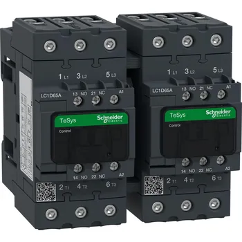 Stykač Schneider Electric LC2D65AP7 3P Everlink stykač reverz. AC3 440V 65A cívka 230V AC 50/60Hz
