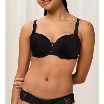 Dámské spodní prádlo Triumph Peony Florale WP Black - 0004 10181854*0004 Velikost: 80C