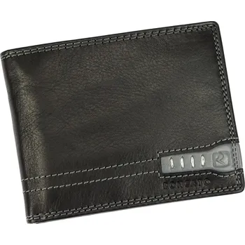 Peněženka Pánská kožená peněženka RONCATO 185-61 černá