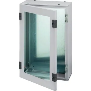 Rozvaděč Hager FL169A Rozvaděč nástěnný oceloplechový orion+, IP65, průhl. dvířka, 650x500x200