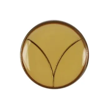 Knoflík Knoflík 3401146 ZLATÝ - , 15mm