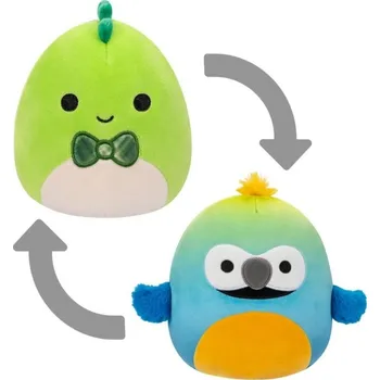 plyšák Squishmallows 2v1 Dinosaur Danny a Ara Baptise 13 cm