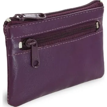 Dámská kožená klíčenka 619-0370 fialová