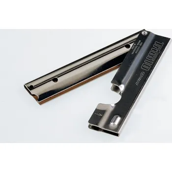 Stěrka na okno Unger TM100 nerezová škrabka TRIM, šíře 10cm, sada držák a 10ks nožů