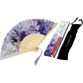 Šátek Carmani® Carmani - Vějíř A. L. Lozano, Lady's Floral Symphony dekor č. 4 - 20 cm