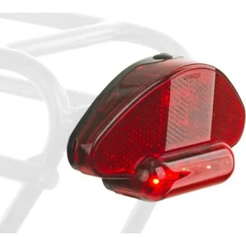 Cyklosvítilna světlo zadní na nosič AUTHOR A-CADDY 5 - Červená, 5 LED diod