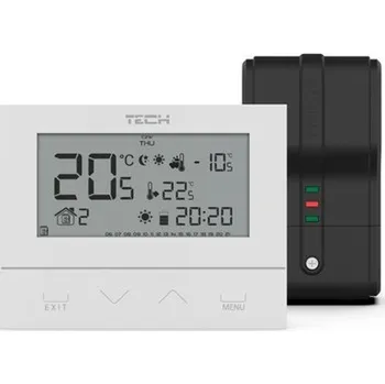Termostat Tech-Controllers EU-292 v2 Bezdrátový dvoupolohový pokojový termostat (černý)