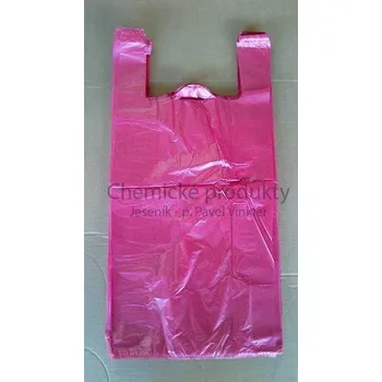 Nákupní taška Taška mikroten 15kg/100ks červená