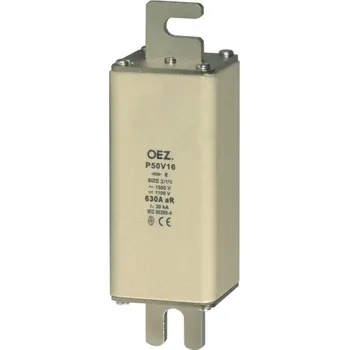Jistič OEZ OEZ:15570 Pojistková vložka pro jištění polovodičů P50V16 50A gR Un 1800 V a.c./1100 V d.c., aR - charakteristika pro jištěn