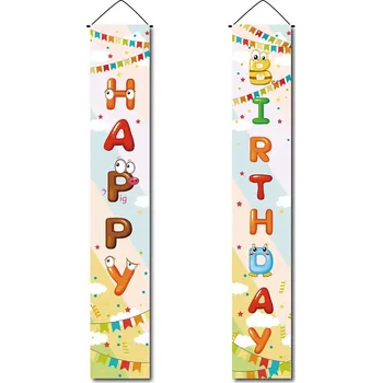 Party dekorace Narozeninová dekorace závěsná Happy Birthday 2 ks
