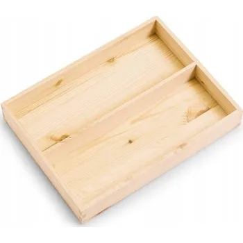 Úložný box ORGANIZÉR NA DROBNOSTI VLOŽKA DO KRABICE DŘEVĚNÝ přihrádka 36x27