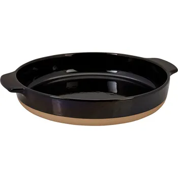 Plech na pečení Lurch - Terra Nova® zapékací mísa kulatá 26cm black/creme (1300ml)