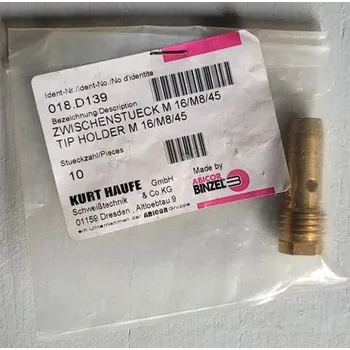 Příslušenství ke svářečce Mezikus BINZEL M16/M8 45 mm, 018.D139