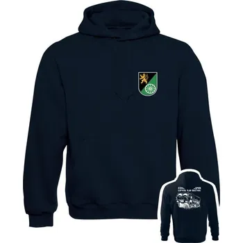 Pánská mikina Mikina s kapucí 143. zásobovací prapor (Lipník nad Bečvou) - T815 8x8 - námořní modrá