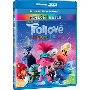 DVD film Trollové: Světové turné 2 Blu-ray (3D+2D)