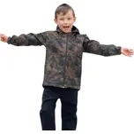 Dětská softshellová bunda DUO Forest; Barva: hnědá; Velikost: 104