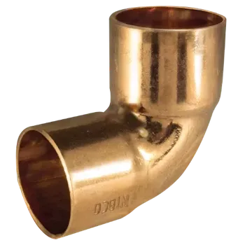 Fitinka CU měděný oblouk 90° A x A 15 Banninger Conex 1970 (Banninger Conex 1970)