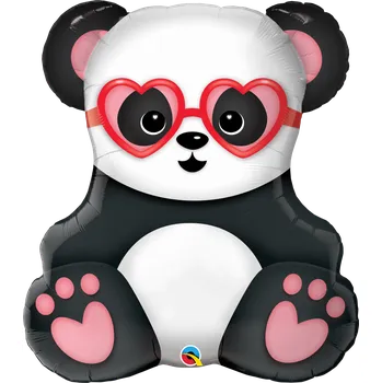 Fóliový balónek Panda, 81cm (zn. Qualatex)