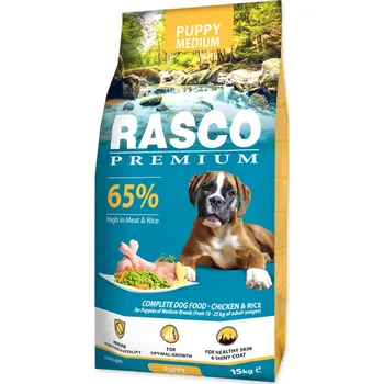 Krmivo pro psa Rasco Premium Dog Puppy Medium 2x15kg