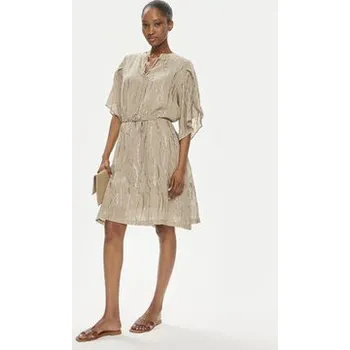 Dámské šaty Bruuns Bazaar Košilové šaty Parez BBW3953 Béžová Regular Fit 38