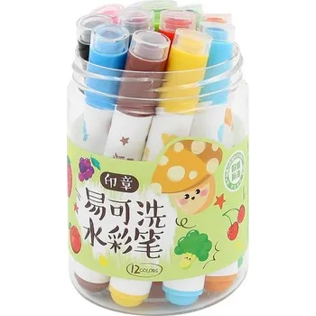 M&G Akvarelové fixy s razítkem M&G, 12ks