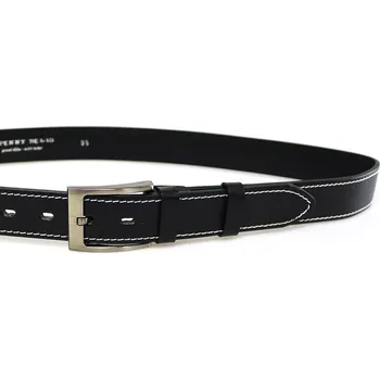Módní doplněk PENNY BELTS Kožený opasek 35-1B-9 černý - 105 cm