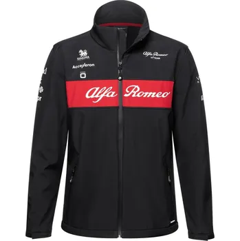Pánská softshellová bunda Alfa Romeo F1 Team týmová softshell bunda černá L