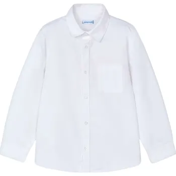 MAYORAL chlapecká košile DR bílá vel. 128 cm