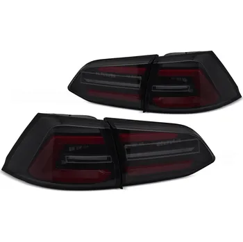 Zadní světlomet TUNING-TEC Zadní světla VW GOLF VII 17-19 SW černé/červené/kouřové LED SEQ