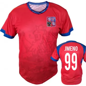 Dres ČR červený lev vlastní jméno Velikost: L