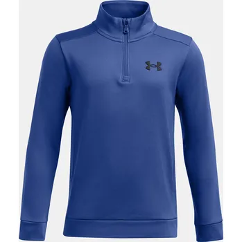 Chlapecká mikina Chlapecká mikina Under Armour UA Armour Fleece 1/4 Z 1373559-432 Modrá YLG