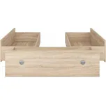 BRW Nepo Plus šuplíky k posteli LOZ3S Dub sonoma