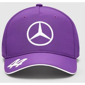 Kšiltovka Dětská týmová kšiltovka Lewis Hamilton - Mercedes AMG F1 2024 fialová