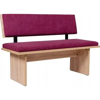Lavice bez úložného prostoru, čalouněná Vltavotýnský nábytek 125 x 85 x 48 cm fialová