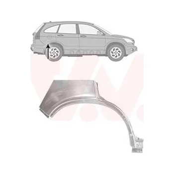 Příslušenství karosérie Boční stěna VAN WEZEL 2568148