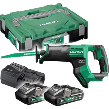 Pila ocaska HiKOKI (dříve Hitachi) HiKOKI (Hitachi) CR18DMAWWZ Aku pila ocaska (18V/2x4,0 Ah) + Kufr