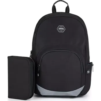 Školní batoh Černý školní batoh Topgal KIMI 24020 SET SMALL