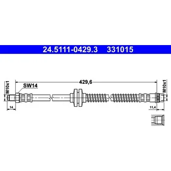 Brzdová hadice Brzdová hadice ATE 24.5111-0429.3