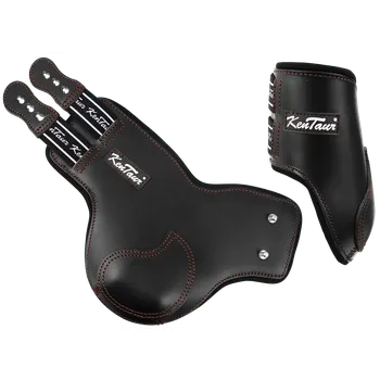 Koňské kamaše Kentaur Kožené strouhavky ROMA černé Full