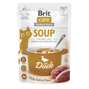 Krmivo pro kočku Brit Care Cat Soup 75g - 5 druhů Provedení: Duck