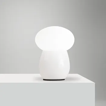 Lampička Fabas 3752-30-102 Freddy, bílá stolní lampička s vypínačem, 1x40W E27, výška 30cm