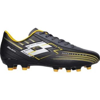 Kopačky Pánské lisovky Lotto SOLISTA 700 VII FG 10 Černá, Žlutá, Bílá