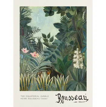 Plakát Plakát, Obraz - The Equatorial Jungle - Henri Rousseau