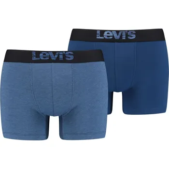 Boxerky Levi's® BOXER BRIEF 2 PACK - Boxerky 2 kusy 37149-0621 Modrá M