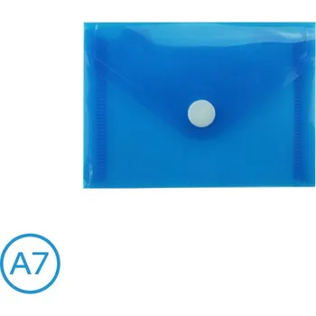 Obálka Obal spisový s klopou a drukem A7 modrý