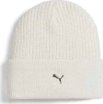 Módní doplněk Zimní čepice Puma METAL CAT BEANIE UNI Bílá, Stříbrná