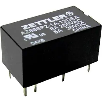 Cívka Zettler Electronics, AZ888-1A-12DE relé do DPS, monostabilní, 1 cívka, 240 V/DC, 8, 1 ks