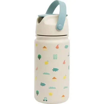 dětská jídelní sada THE COTTON CLOUD termolahev z nerezové oceli Tiny Bits