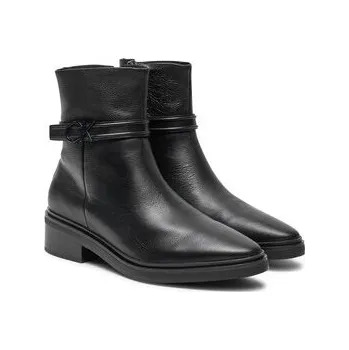 Dámské kozačky Polokozačky Calvin Klein HW0HW02183 Černá 36